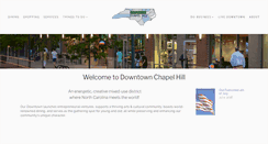 Desktop Screenshot of downtownchapelhill.com
