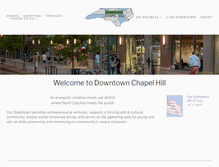 Tablet Screenshot of downtownchapelhill.com